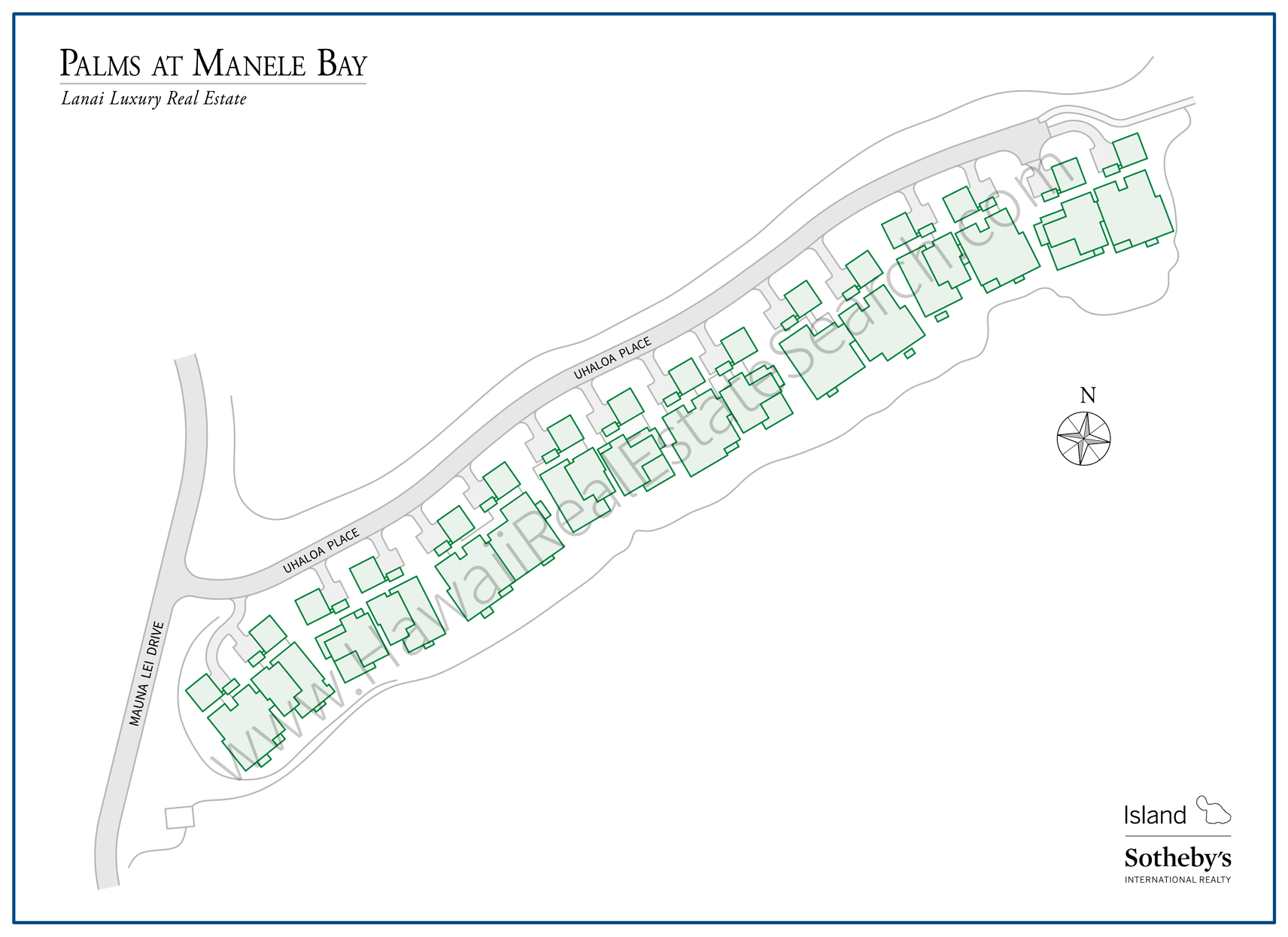 Palms at Manele Bay Map
